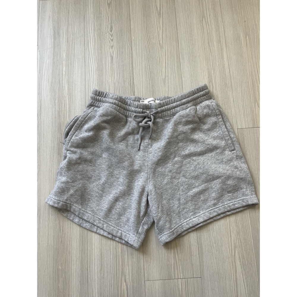 Hollister Women's Grey Sweat Shorts Size Small Elastic Waist